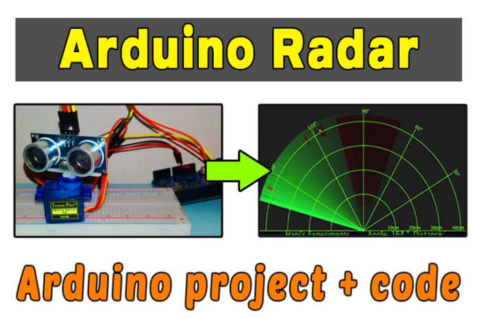 Make a Radar with Arduino and ultrasonic sensor