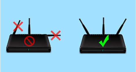 Adjust the router's antennas
