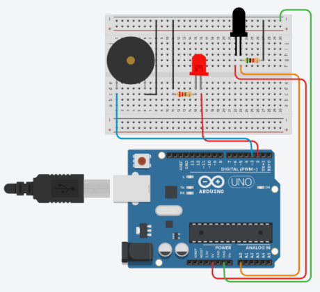 How to make fire detector using arduino and Flame Sensor - AndProf