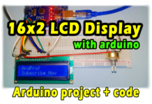 How to use 16×2 LCD display with Arduino how to use 16x2 lcd display with arduino Arduino project with code and circuit diagram
