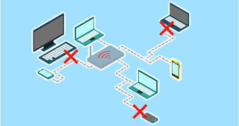 Disconnect the devices you aren’t using