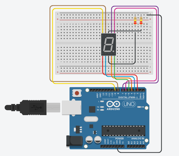 digit 7 Segment Display with Arduino | arduino project with code