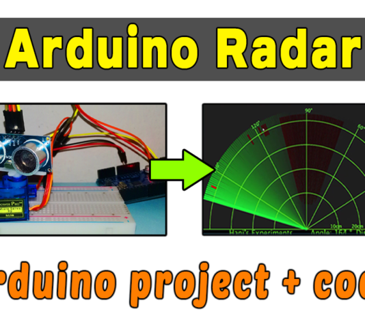 Make a Radar with Arduino and Ultrasonic Sensor | Arduino Radar Project Make a Radar with Arduino and Ultrasonic Sensor | Arduino Radar Project