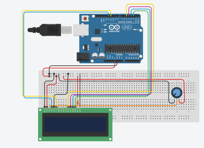 16x2 lcd display with arduino | Arduino UNO R3 projects for beginners.